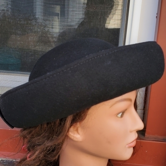 Vintage bowler style wool hat - Picture 3 of 6